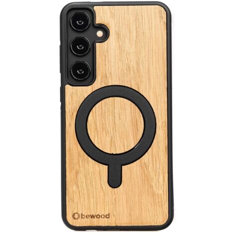 Custodia in legno Bewood per Samsung Galaxy S25 Plus OAK con MagSafe (1/2)