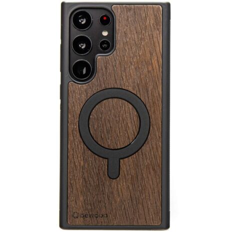 Custodia in legno Bewood per Samsung Galaxy S25 Ultra in rovere affumicato con MagSafe (1/2)