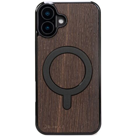 Custodia in legno Bewood per iPhone 16 Plus in rovere affumicato con MagSafe (1/2)