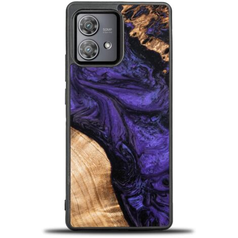 Custodia Bewood Unique per Motorola Edge 40 Neo - Viola (1/2)