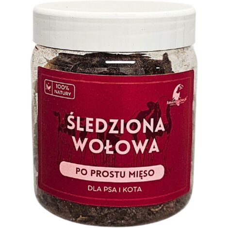 Milza di manzo liofilizzata 70 g per cani e gatti ferro, vitamine B12 e C anemia e convalescenza periodo di crescita dieta BARF GUSTO SANO (1/2)