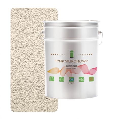 INTONACO SILICONICO PER FACCIATE ESTERNE, BEIGE CHIARO, 1,5 MM PREMIUM DELUX, 25 KG