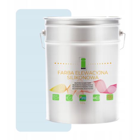 VERNICE PER FACCIATE AL SILICONE COLORE AZZURRO BIANCO 10L (1/5)