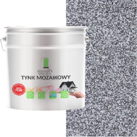 INTONACO MOSAICO RESINA GRIGIO CLASSE 1I MOSAICO PREMIUM ANTIGELO 7 Kg