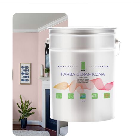 PITTURA MURALE IN CERAMICA ROSA LAVABILE ROSA PASTELLO 10L ANTIMACCHIA (1/5)