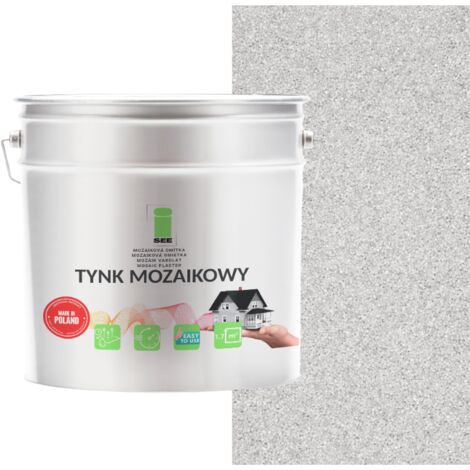 INTONACO MOSAICO RESINA BIANCA CLASSE 1 MOSAICO RESISTENTE AL GELO 7Kg PRODUTTORE