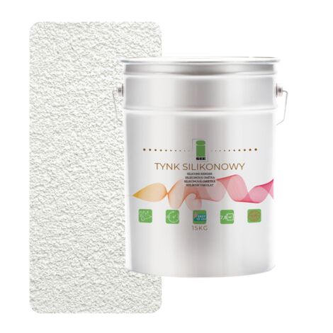 INTONACO SILICONICO BIANCO PER FACCIATE ESTERNE 1,5 MM PREMIUM 15 KG