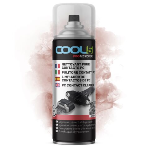 COOL5 Contact Cleaner - Spray detergente per elettronica e contatti elettrici, 400 ml + Detergente universale 500 ml (1/5)