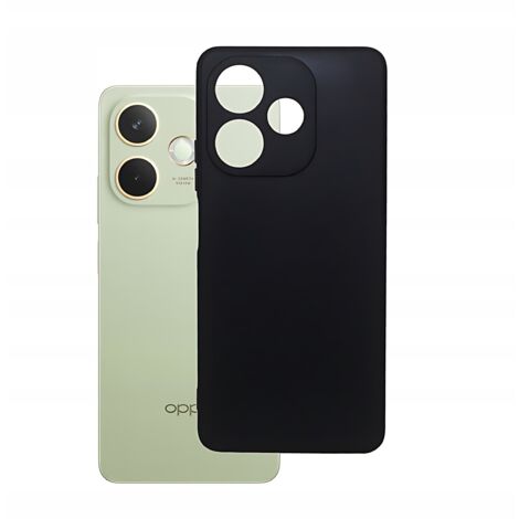 Custodia per Oppo A5 Pro 4G 5G Jelly Case nera OPACA Cover Custodia (1/5)
