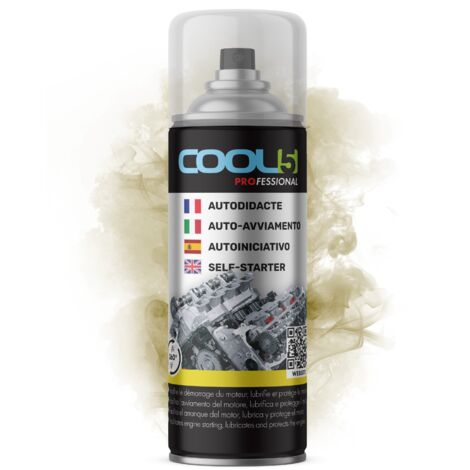 COOL5 Selfstarter - Spray di ausilio all'accensione, ausilio all'avviamento 400 ml + detergente universale 500 ml