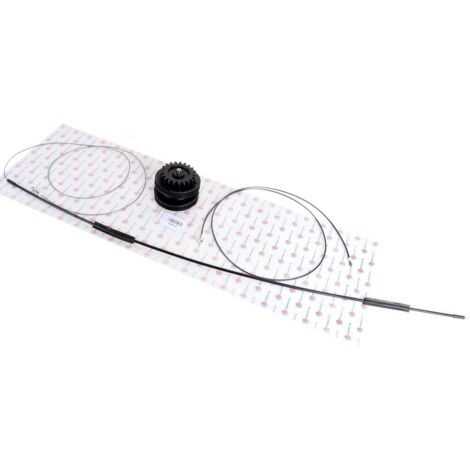 KIT DI RIPARAZIONE MECCANISMO PORTA SCORREVOLE COMPLETO DI INGRANAGGI E CAVI DESTRO (1/5)