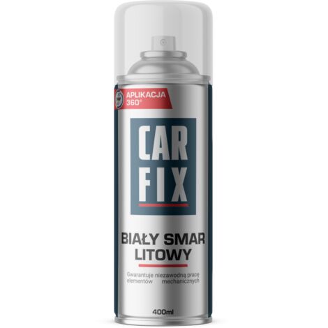 CARFIX - GRASSO BIANCO AL LITIO IN AEROSOL, LUBRIFICANTE A LUNGA DURATA, 400 ml