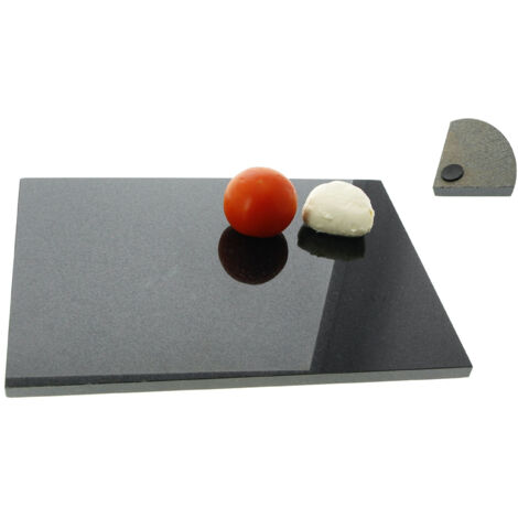 Tagliere e vassoio da portata resistenti in marmo nero