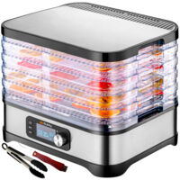 STILHOFF Essiccatore per frutta, funghi e verdura con termocircolazione e timer INOX 25928
