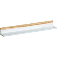 Libreria da parete bianca per soggiorno o camera da letto - 102 cm Nordik