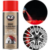 K2 PINZA FRENO 400ML Vernice rossa per pinze e tamburi dei freni