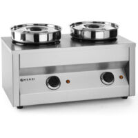 Scaldasalse e zuppe elettrico Thermosystem 2 x 4,2L - Hendi 201206