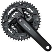 Guarnitura Shimano 9 velocità nera FC-M371 48/36/26 175 mm