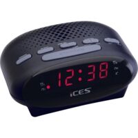 ICES ICR-210 Radiosveglia FM Nero
