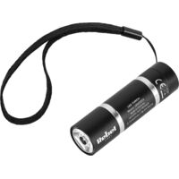 Rebel Torcia tascabile a LED da 1W in alluminio, alimentata da 3 batterie AAA
