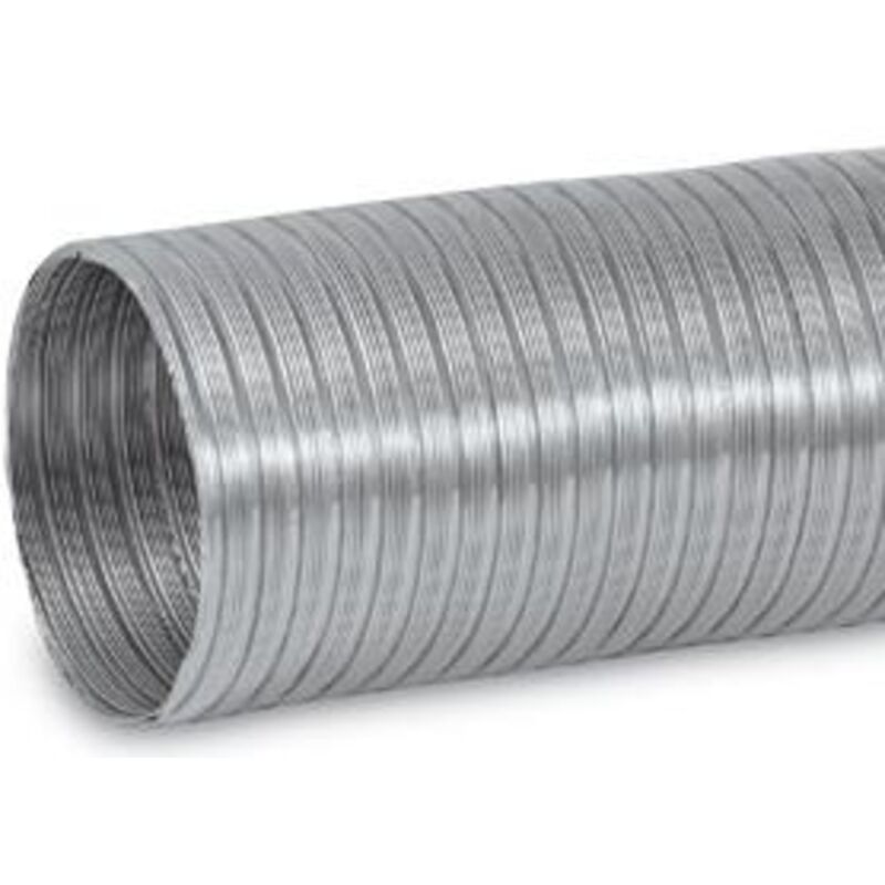 Tubo Aluminio Corrugado Flexible Compactado 100mm. Diámetro (3 Metros