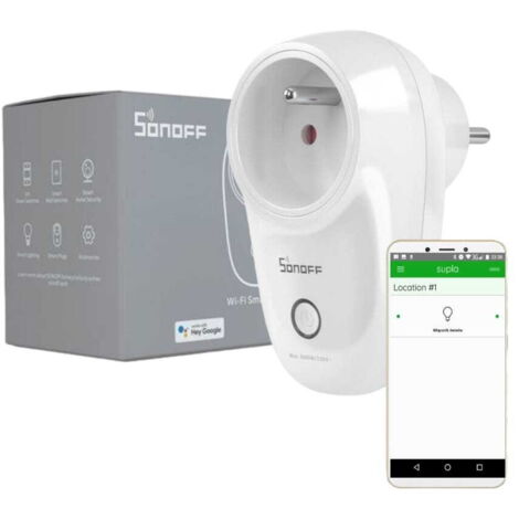 Enchufe Wi-Fi Sonoff S26 con servicio de cambio de software en SUPLA