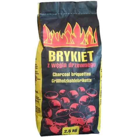 Carbón Vegetal Big K Real 4 Paquetes De 5 Kg | Briquetas Extra Grandes Para Barbacoa | Fabricado En Reino Unido