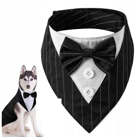 DISFRAZ CON LAZO PARA PERRO GATO Velcro Universal ELEGANTE TRAJE talla M