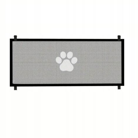 Puerta de seguridad para mascotas, perros y gatos, 180 x 78 cm XXL