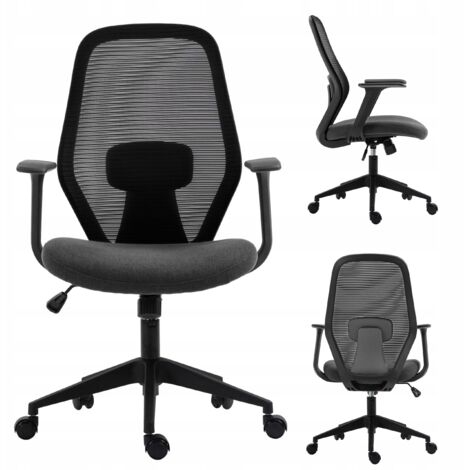 SILLA GIRATORIA NEGRA FB23 (1/5)