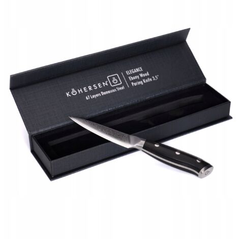 CUCHILLO PARA MOLAR FRUTAS Y VERDURAS KOHERSEN ELEGANCE MADERA DE ÉBANO 8,9 cm (1/5)