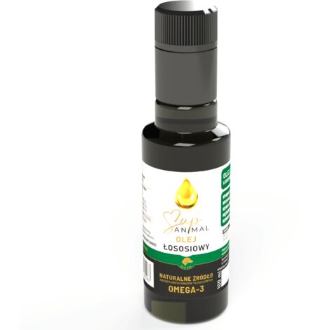ACEITE DE SALMÓN 100ml OMEGA 3 SupAnimal prensado en frío Inmunidad y huesos para PERROS (1/5)