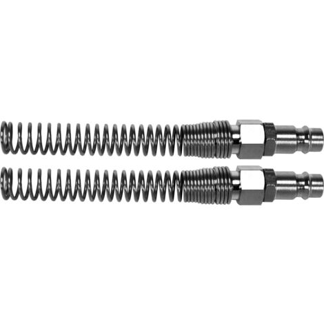 ACOPLADOR RÁPIDO M CON MUELLE PARA MANGUERA 6X10mm 2 PIEZAS / YT-24103 / YATO (1/3)