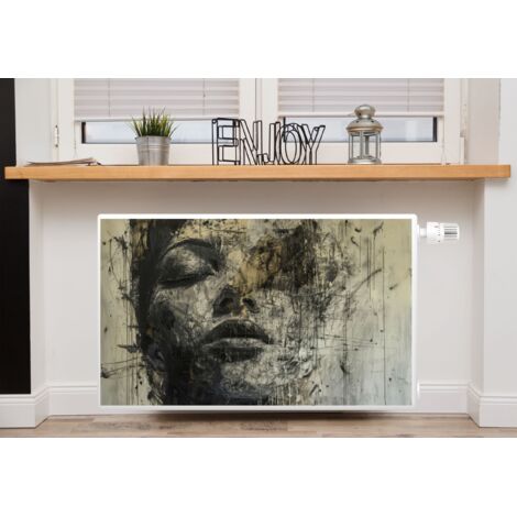 Cubierta magnética para radiador, decoración de loft, 60 x 100 cm