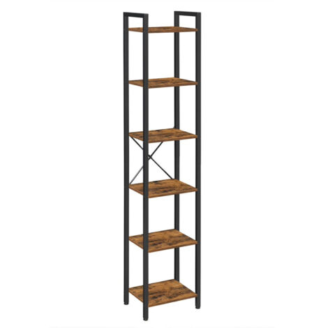 Librería estrecha marrón oscuro Loft VR37 40x30x187,5 Begryf (1/5)