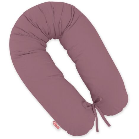 Almohada de embarazo más larga para dormir embarazadas con funda extraíble - Rosa retro