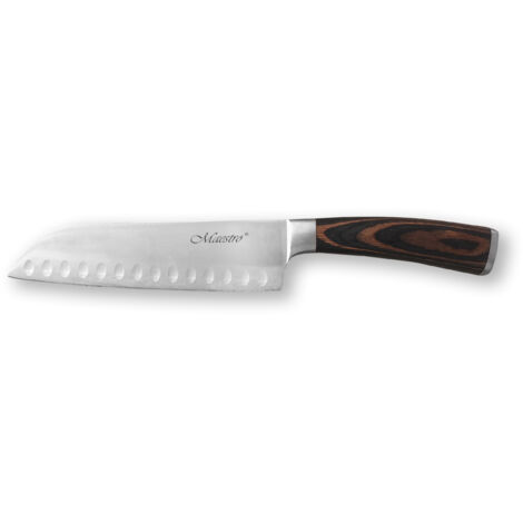 Cuchillo Santoku de acero de 17,5 cm para cocina individual MAESTRO MR-1465 (1/3)