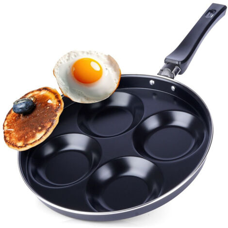 Sartén antiadherente para huevos, 4 agujeros, 25 cm (1/5)