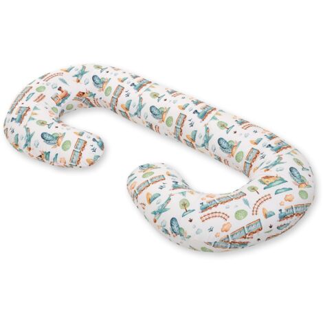 Almohada de embarazo tipo C, funda extraíble, para embarazadas, para lactancia - tren (1/4)