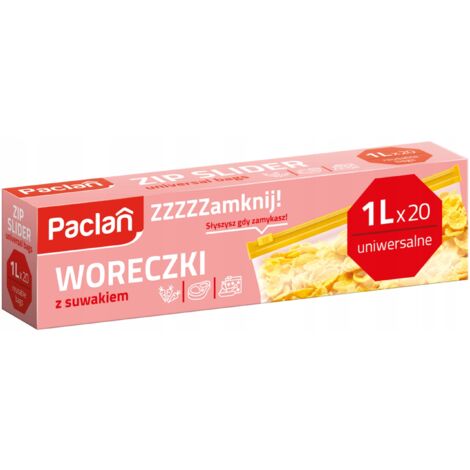 Bolsas ziplock Paclan de 1 l (20 unidades) 137110 (1/2)