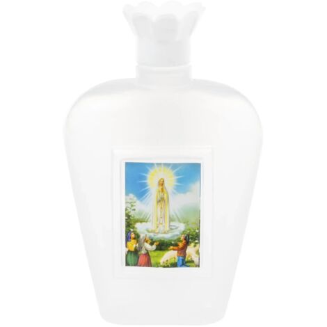 Botella de agua bendita para villancico con imagen religiosa (1/2)