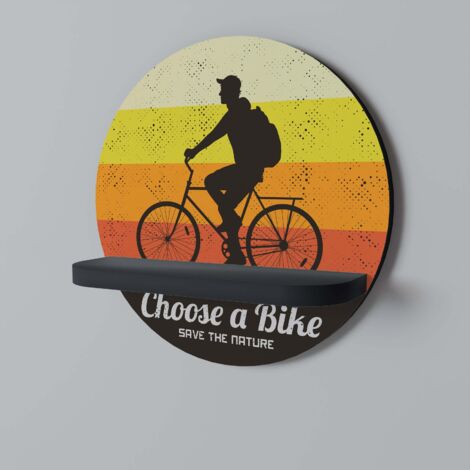 ELIGE UNA BICICLETA Estante redondo negro (1/5)