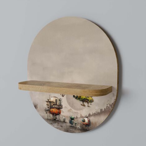 MÁQUINAS MACHINARIUM Estante ovalado (1/5)