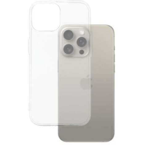 Funda de silicona Flexair para iPhone 15 Pro transparente (1/5)