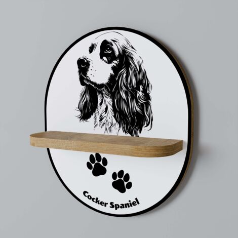 COCKER SPANIEL INGLÉS Estante ovalado (1/5)