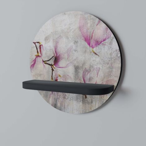 Estante redondo ASTOISHING MAGNOLIA negro (1/5)