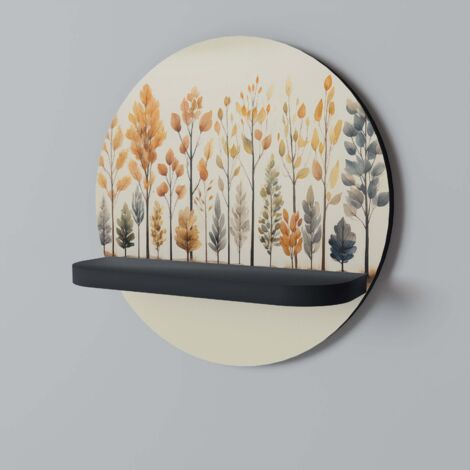 Estante redondo AUTUMN FOREST Negro (1/5)