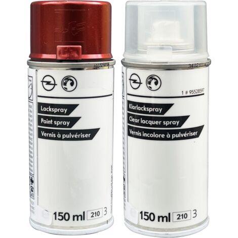 Pintura Original para OPEL KHK Set 2x150ml Korallen Rot Met.