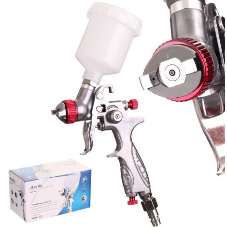 MINI PISTOLA DE PINTURA AUARITA HVLP BOQUILLA DE 1,0 MM TANQUE DE 125 ML (1/5)