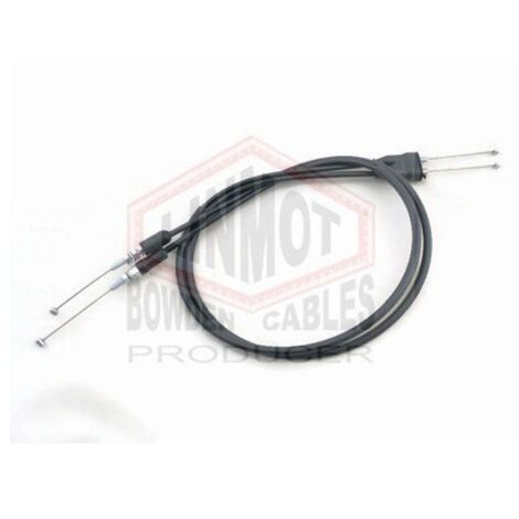 PAR DE CABLES DEL ACELERADOR HONDA CRF 450 R (09-16) LINMOT 17910-MEN-A30 (1/5)